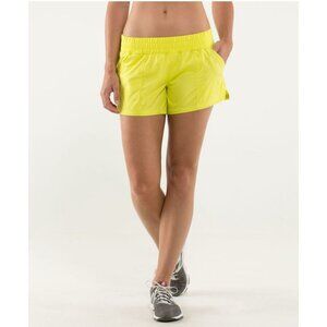 Lululemon Shake And Break Neon Shorts Women 4